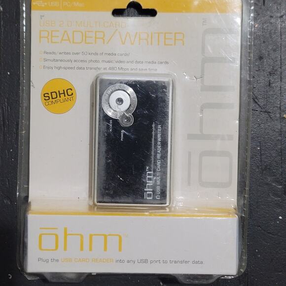 Ohm Other - Ohm USB 2.0 Multi-card Memory Card Reader / Writer